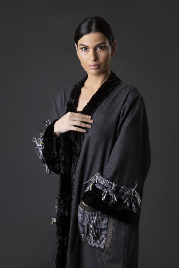 Winter Fabric Abaya - Image 4