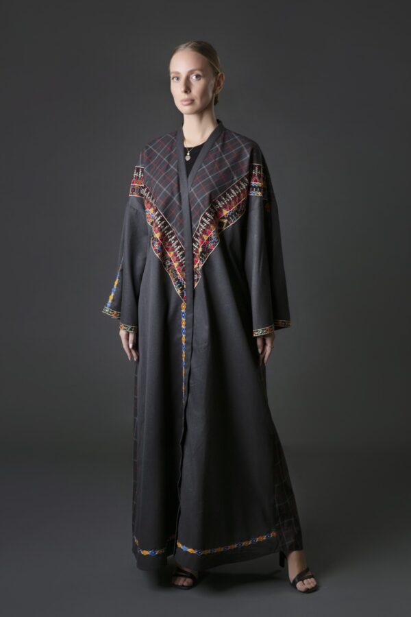 Colorful Embroidered Abaya