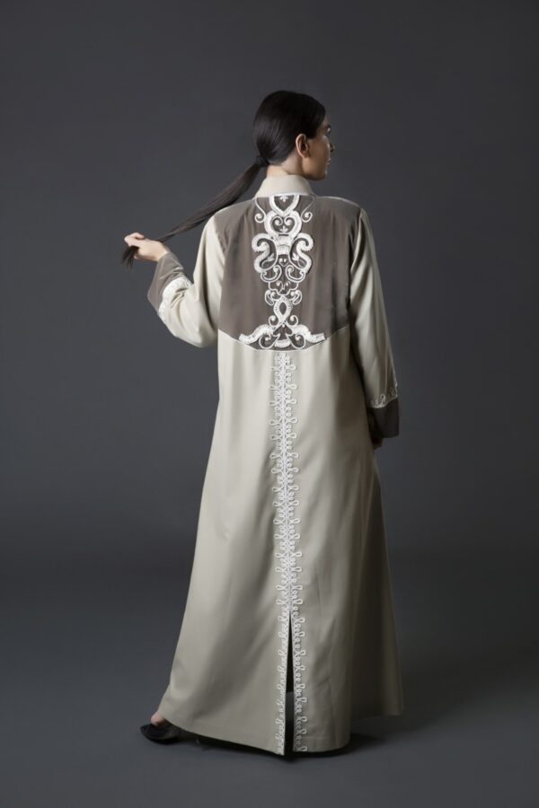 Cashmere Winter Fabric Abaya - Image 3