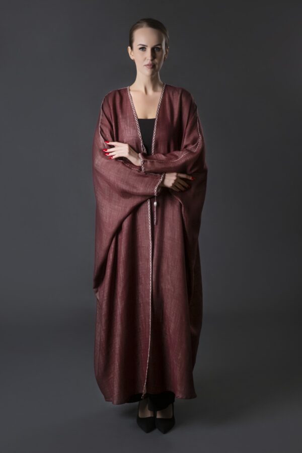 Free Size Maroon Abaya