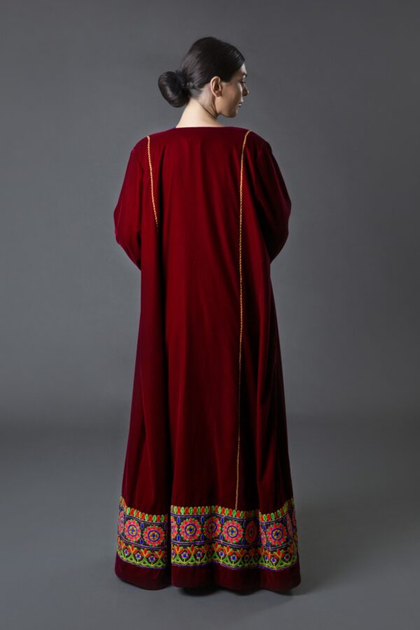 Velvet Jacket with Inner Galabiya - Image 4