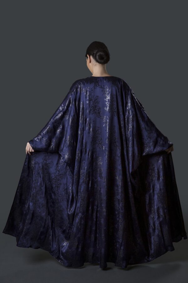 Silk Abaya with Zari Design - Image 2