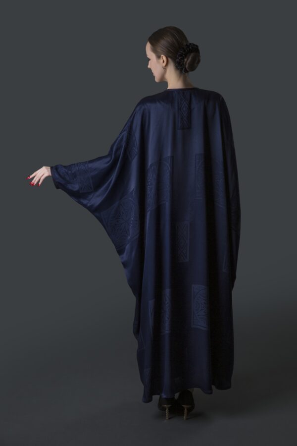 Silk Abaya with Morocco Work - Image 4