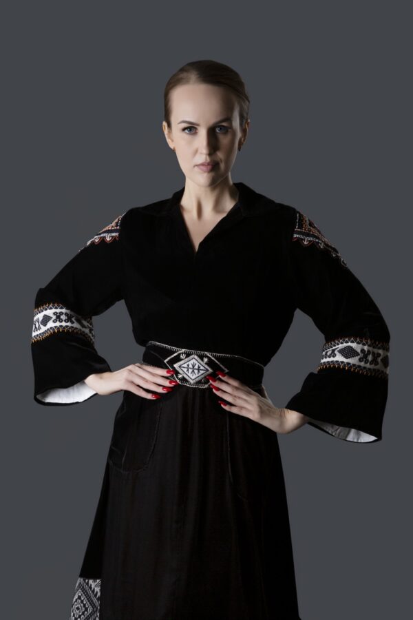 Black Velvet Dress - Image 4