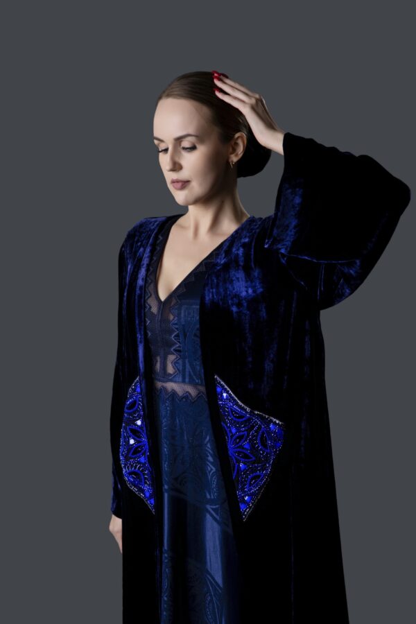 Jacket Dress (Blue) - Image 3