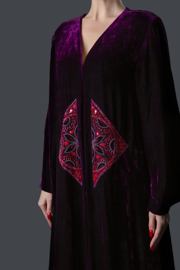 Jacket Dress (Maroon) - Image 3