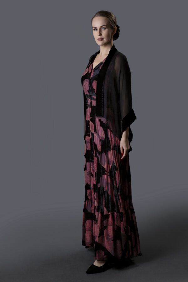 Cape Dress (French Velvet)