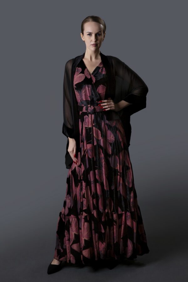 Cape Dress (French Velvet) - Image 3