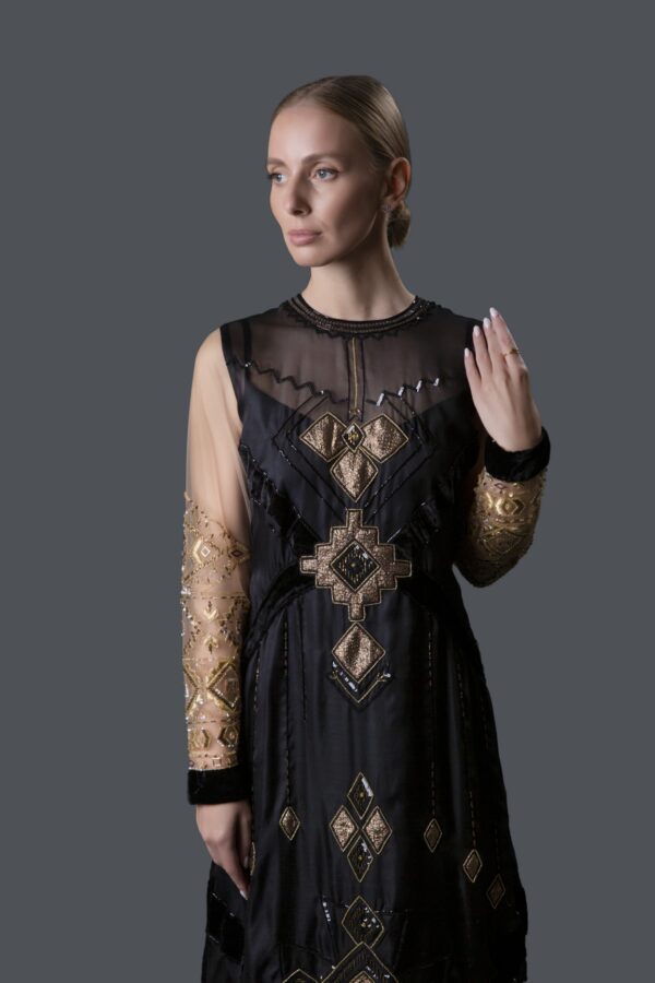 Organza Dress (Geometric Motifs) - Image 4