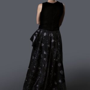 Gold night party dress