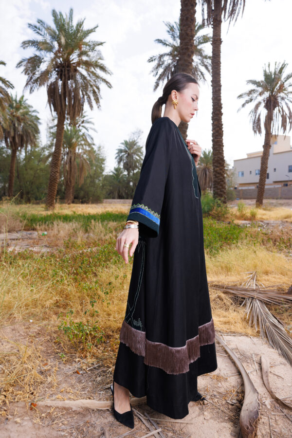 Al Ula Kashta Abaya- Desert Palm - Image 3