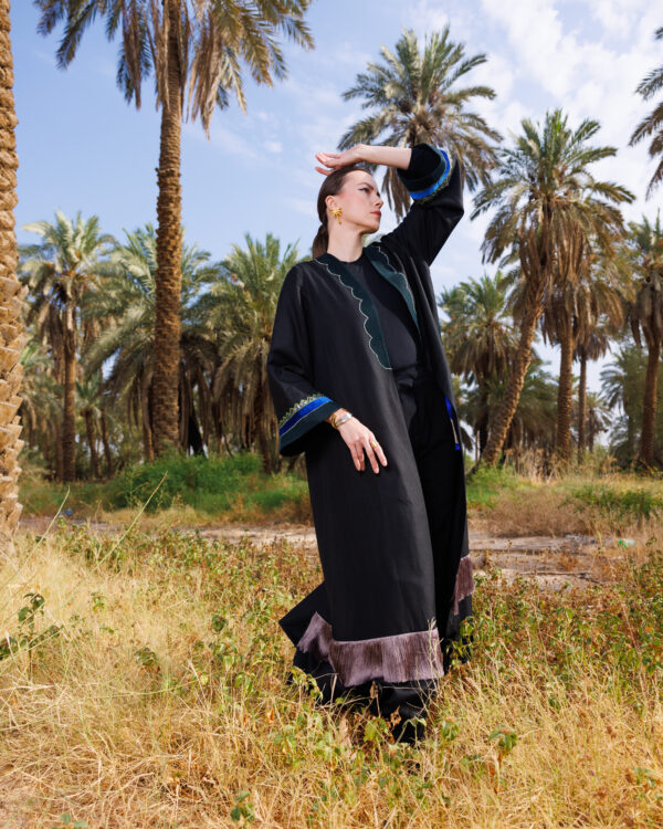 Al Ula Kashta Abaya- Desert Palm - Image 7