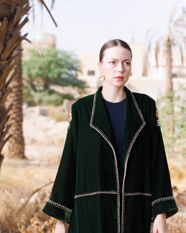 Al Ula Kashta Abaya- Egyptian Abaya - Image 2