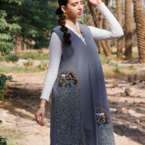 Al Ula Kashta Abaya- Elephant Design