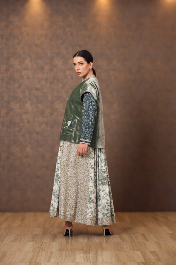Patchwork Bloom Galabiya Set - Image 4