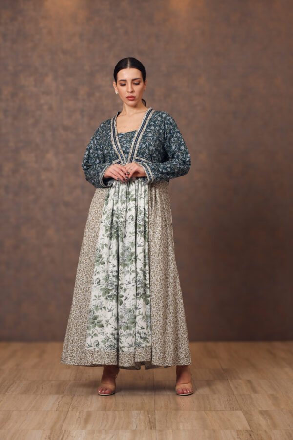 Patchwork Bloom Galabiya Set